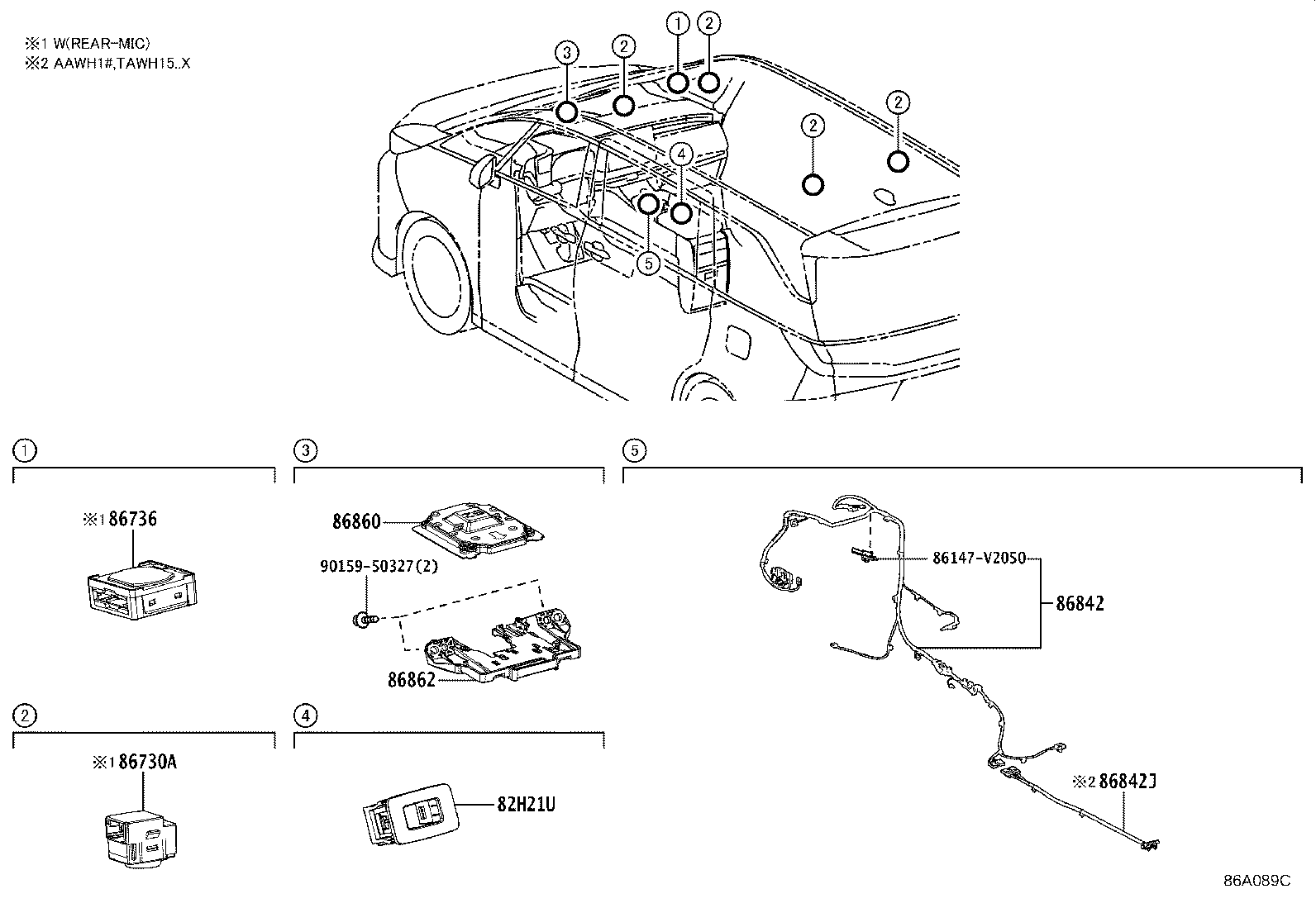 86212-V2050 BRACKET, RADIO RECEIVER, NO.2 product image