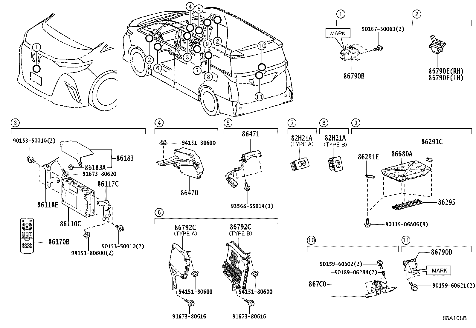 86170-58280 SWITCH & VOLUME ASSY, TELEVISION product image