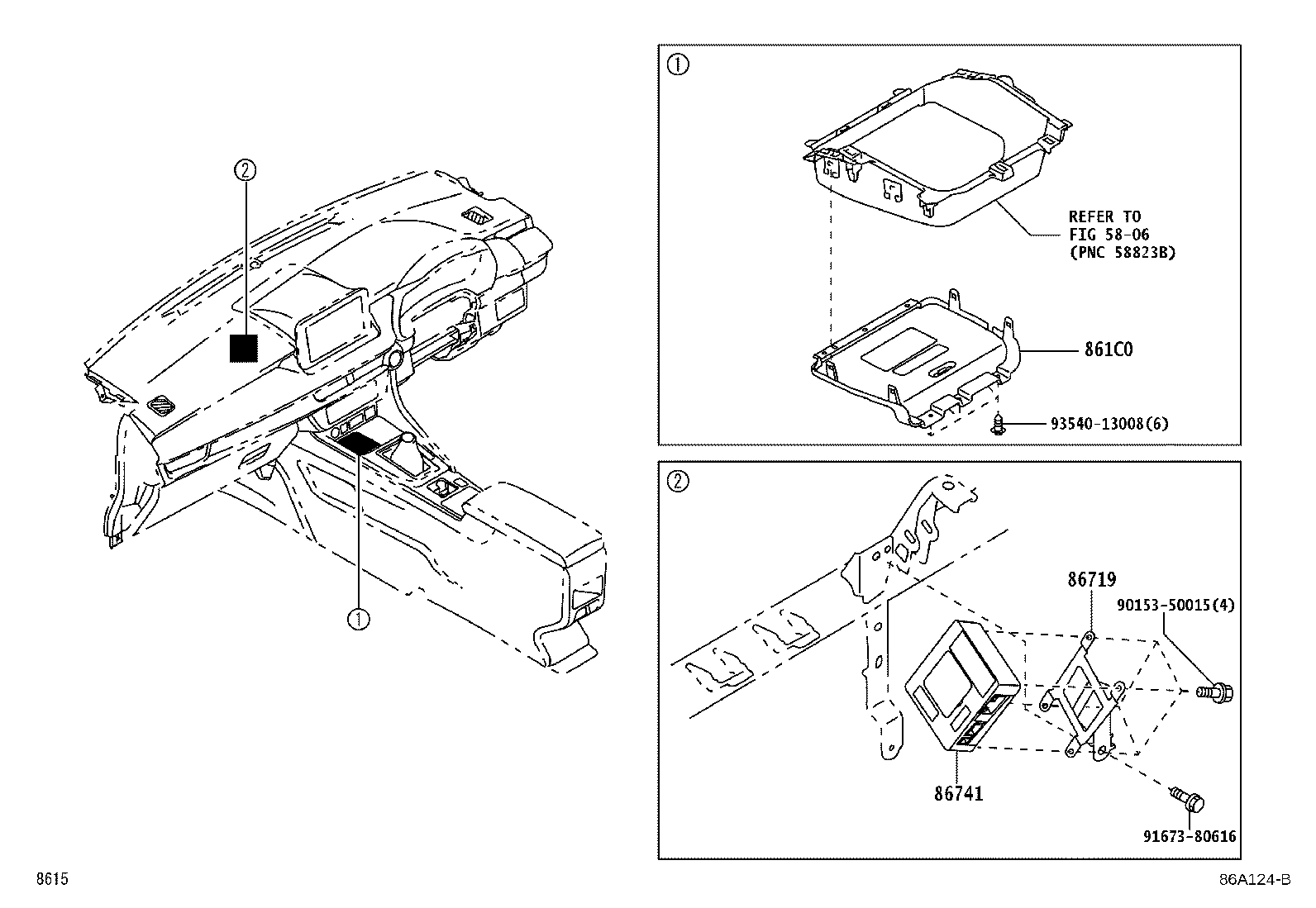 86719-BP021 BRACKET, TELEPHONE product image
