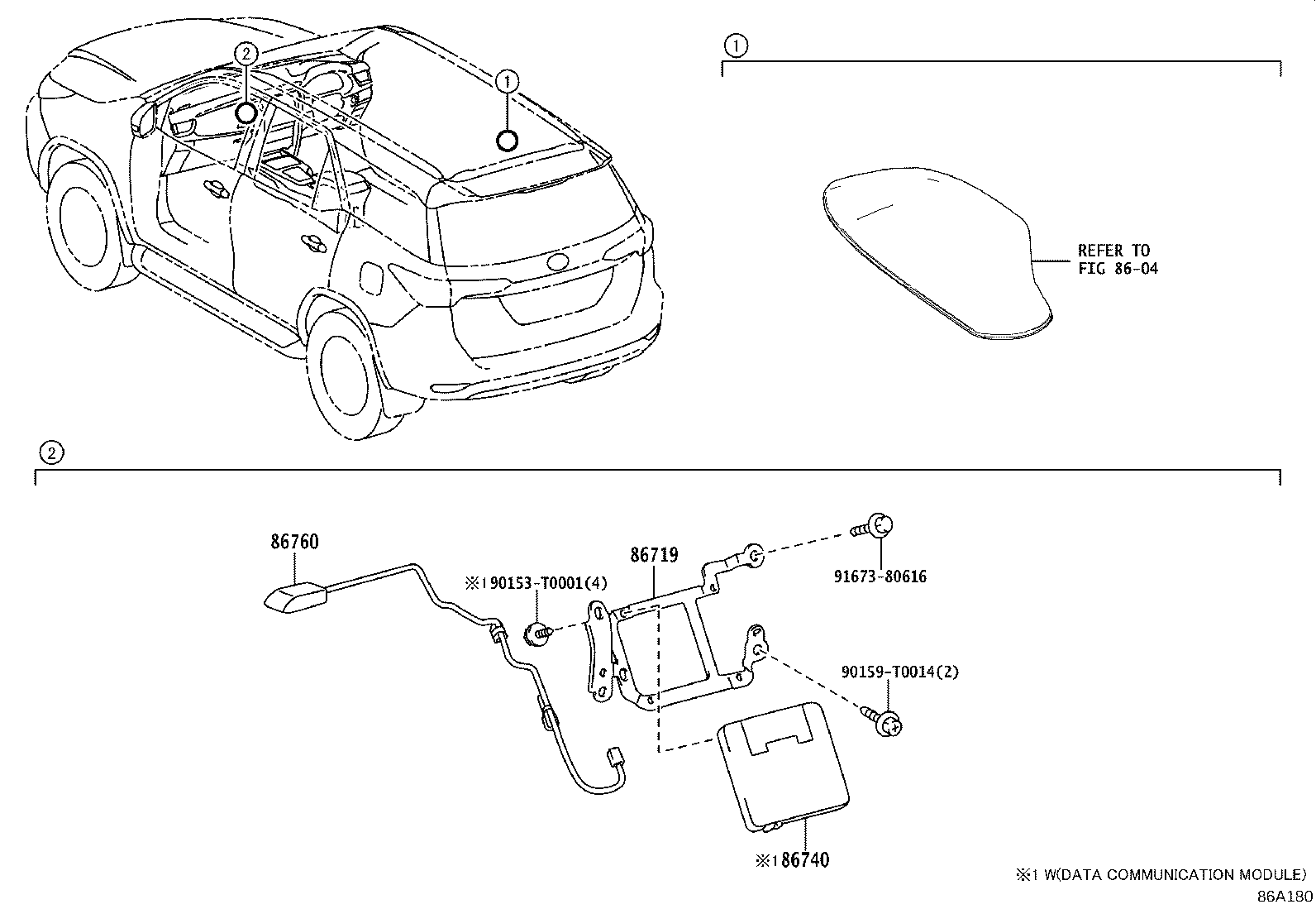 86741-71020 TRANSCEIVER ASSY, TELEPHONE product image