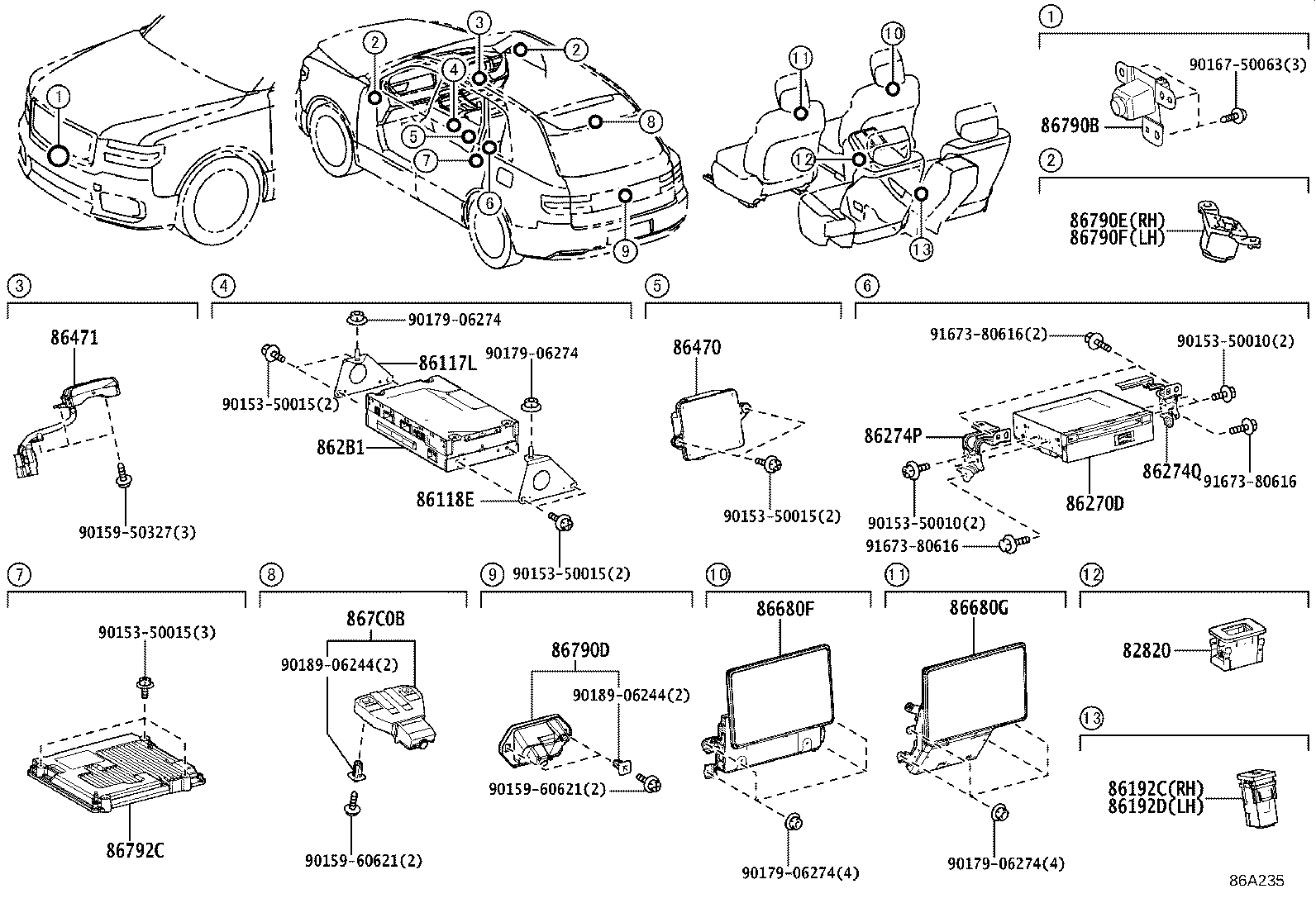 86270-40060 DISC PLAYER ASSY product image