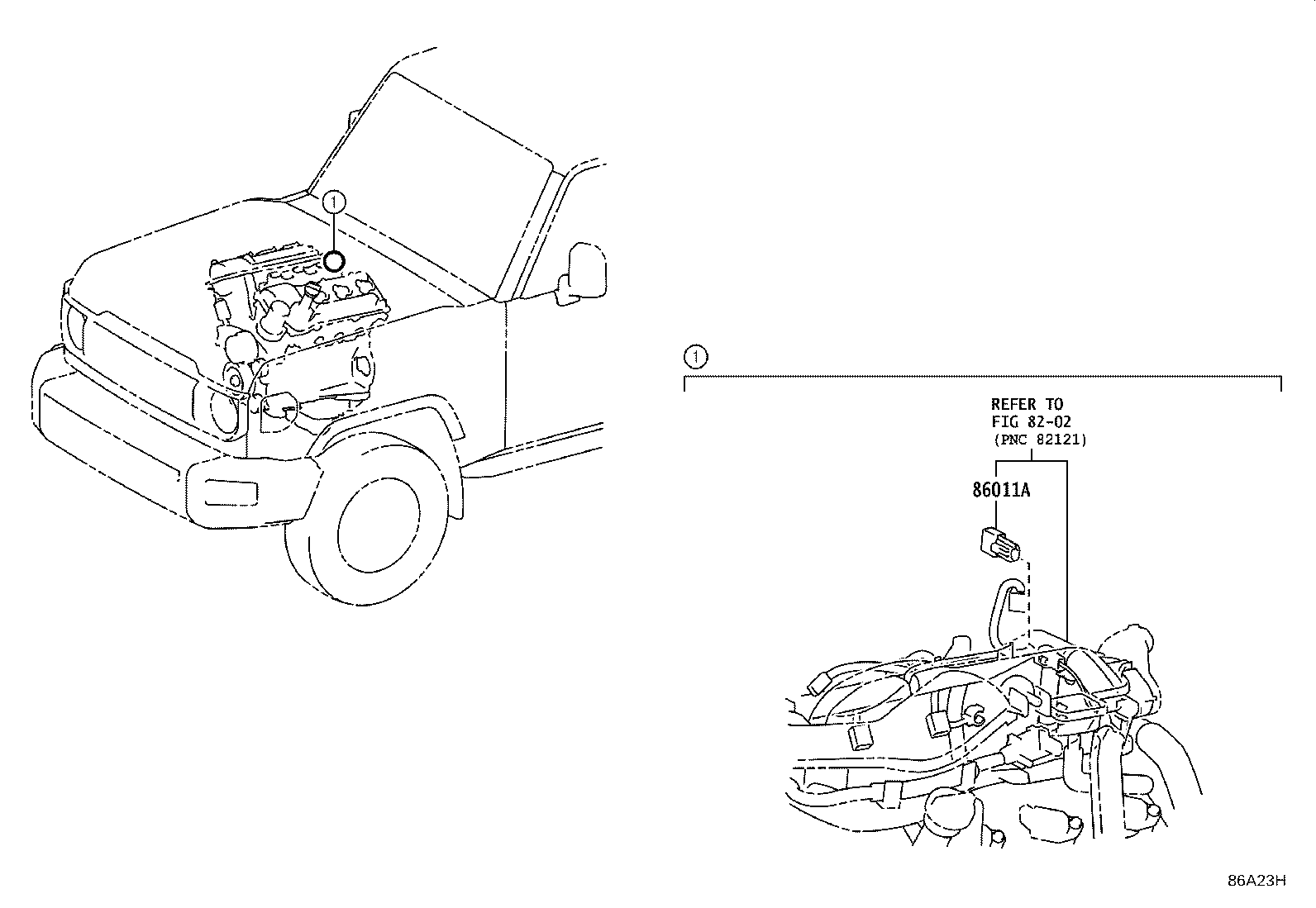 86211-60310 BRACKET, RADIO, NO.1 product image