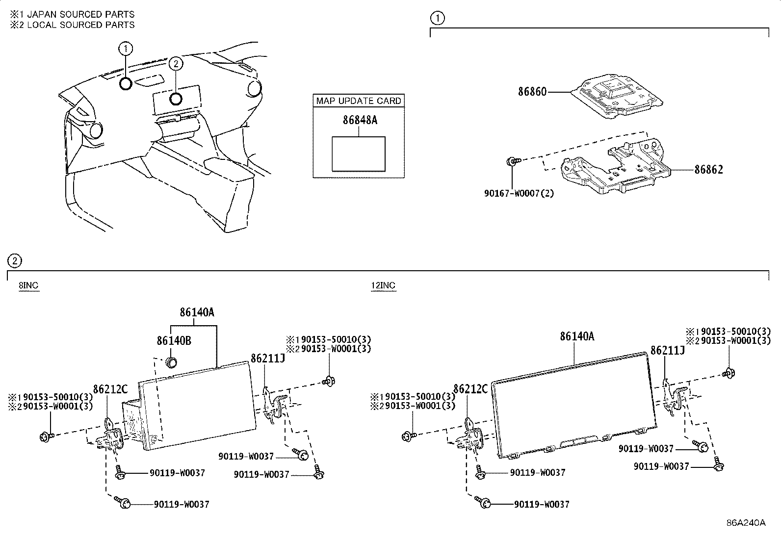 86100-F4072 RECEIVER ASSY, RADIO & DISPLAY product image