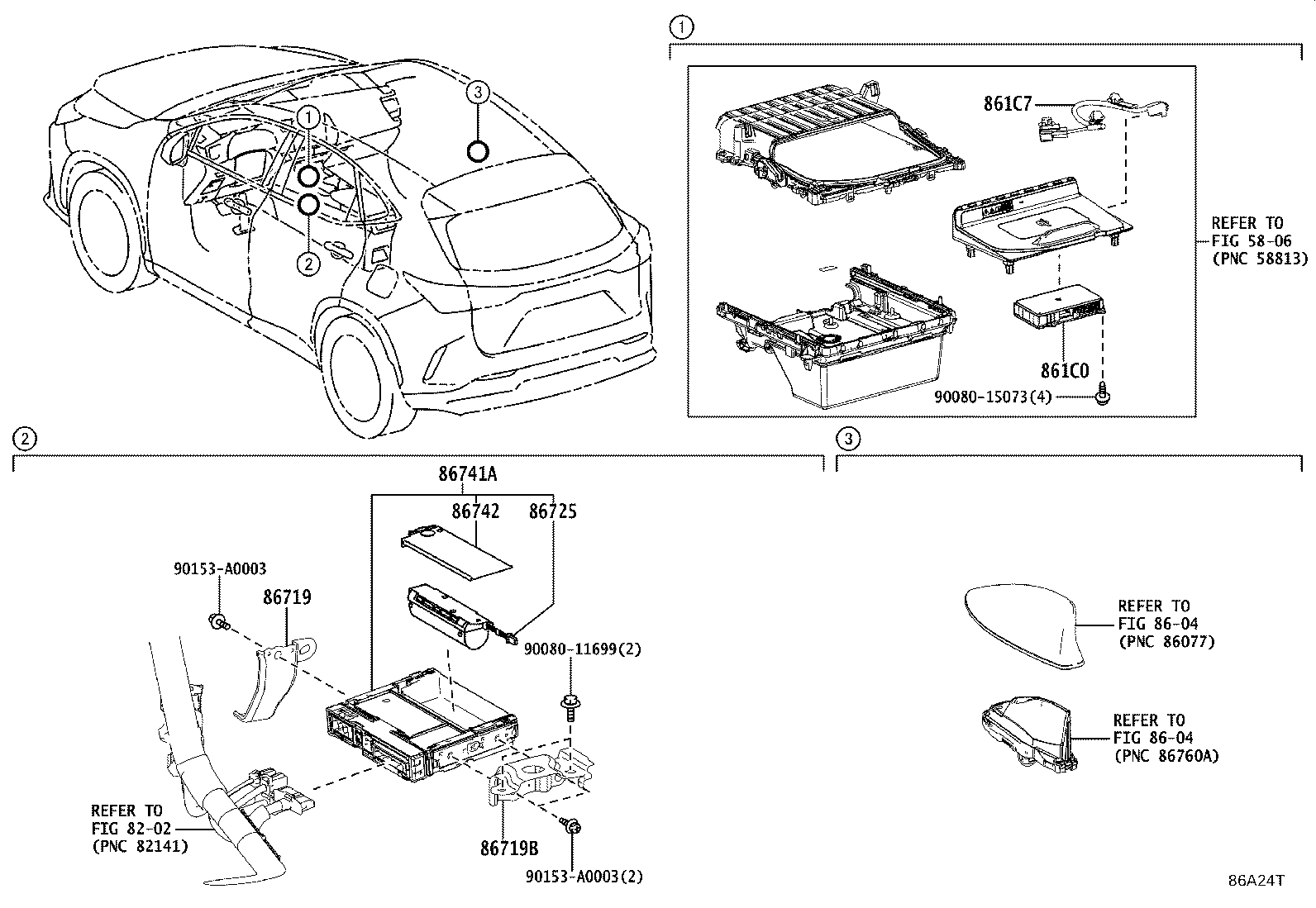 86719-F6010 BRACKET, TELEPHONE product image