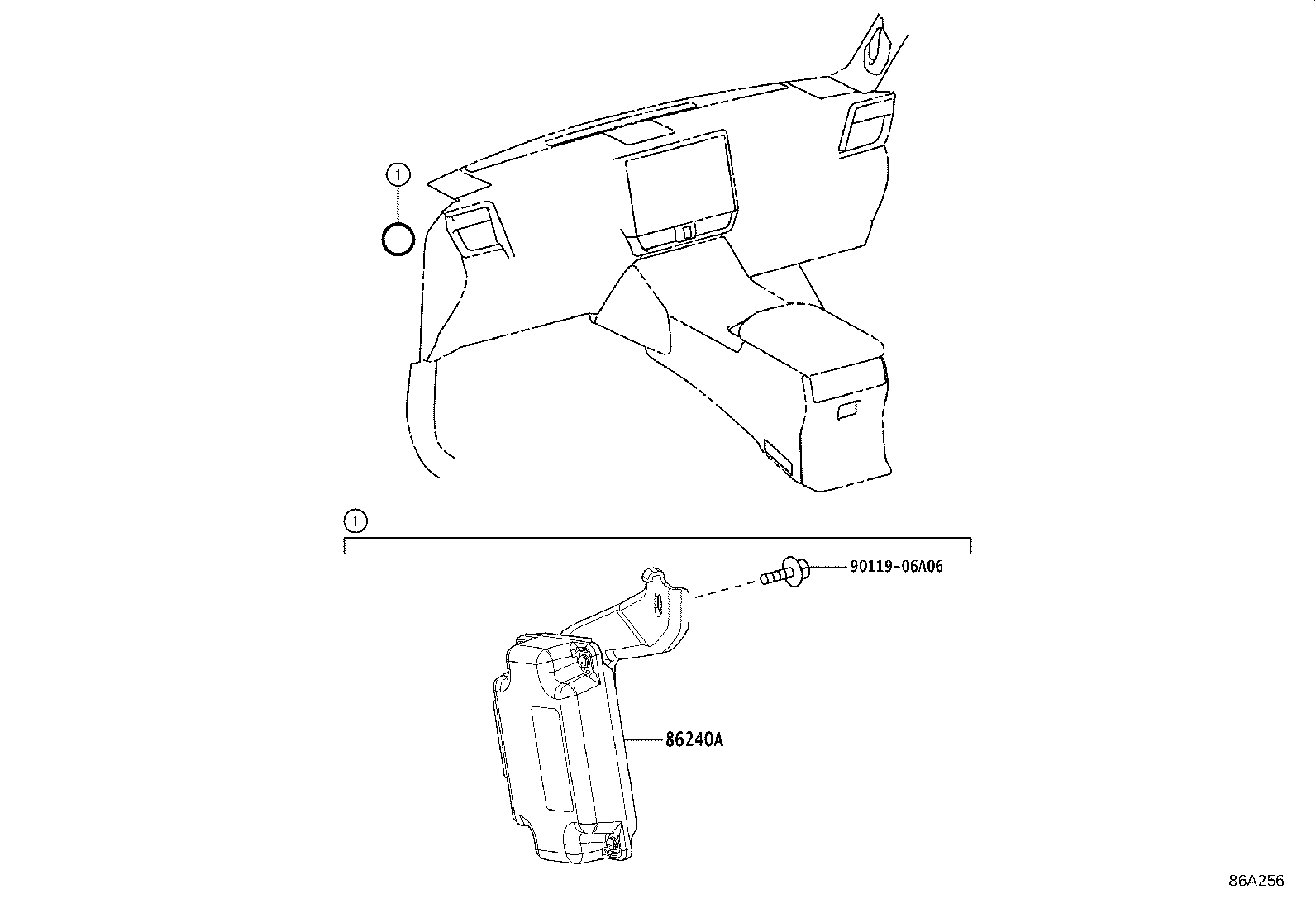 86150-60320 SPEAKER ASSY, FRONT NO.2 product image
