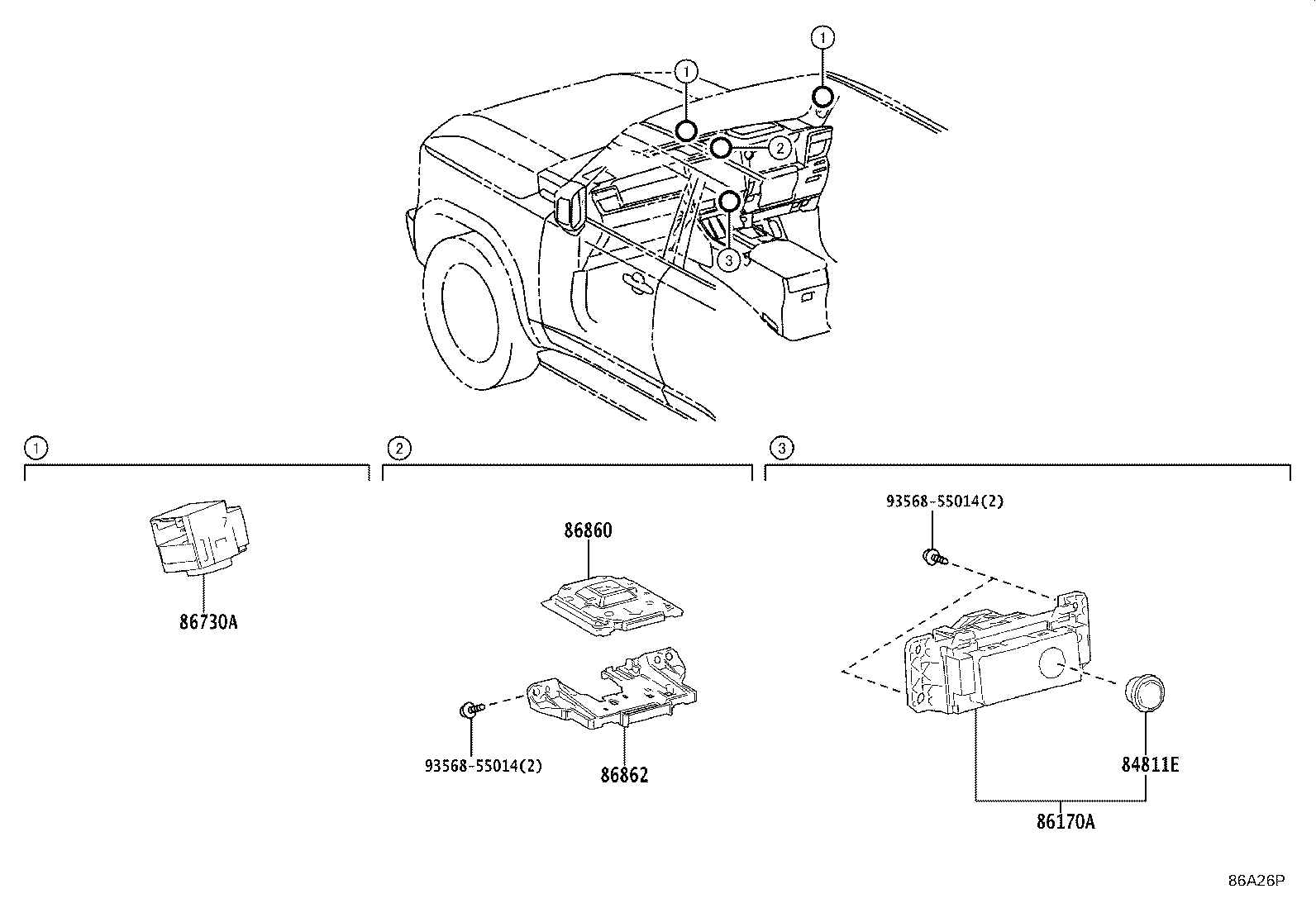 86140-60J40 RECEIVER ASSY, RADIO & DISPLAY product image