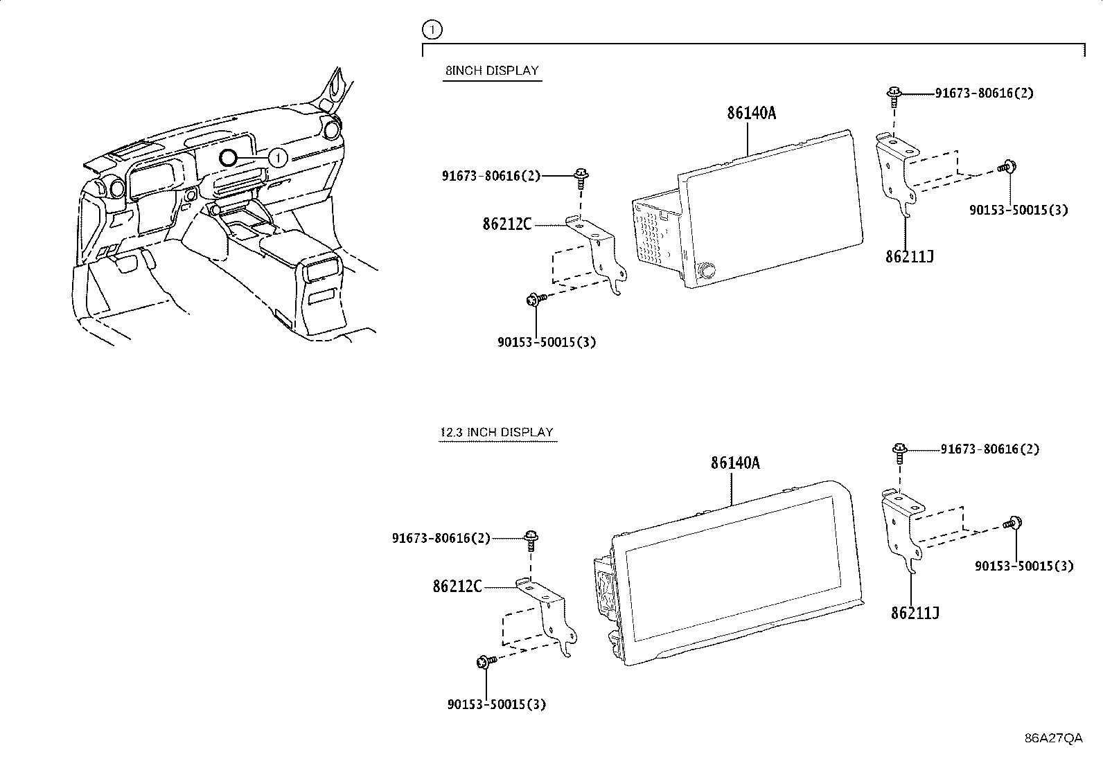 Toyota 86100-60610 RECEIVER ASSY, RADIO & DISPLAY