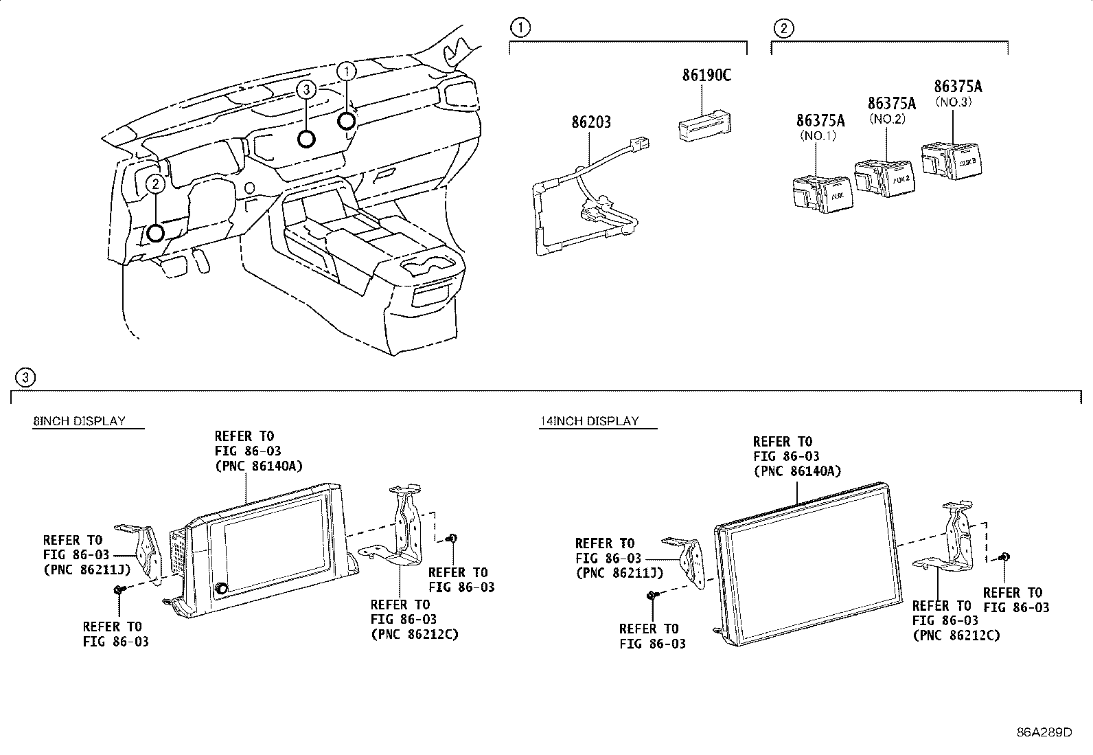 Toyota 86190-04020 ADAPTER ASSY, STEREO JACK, NO.1