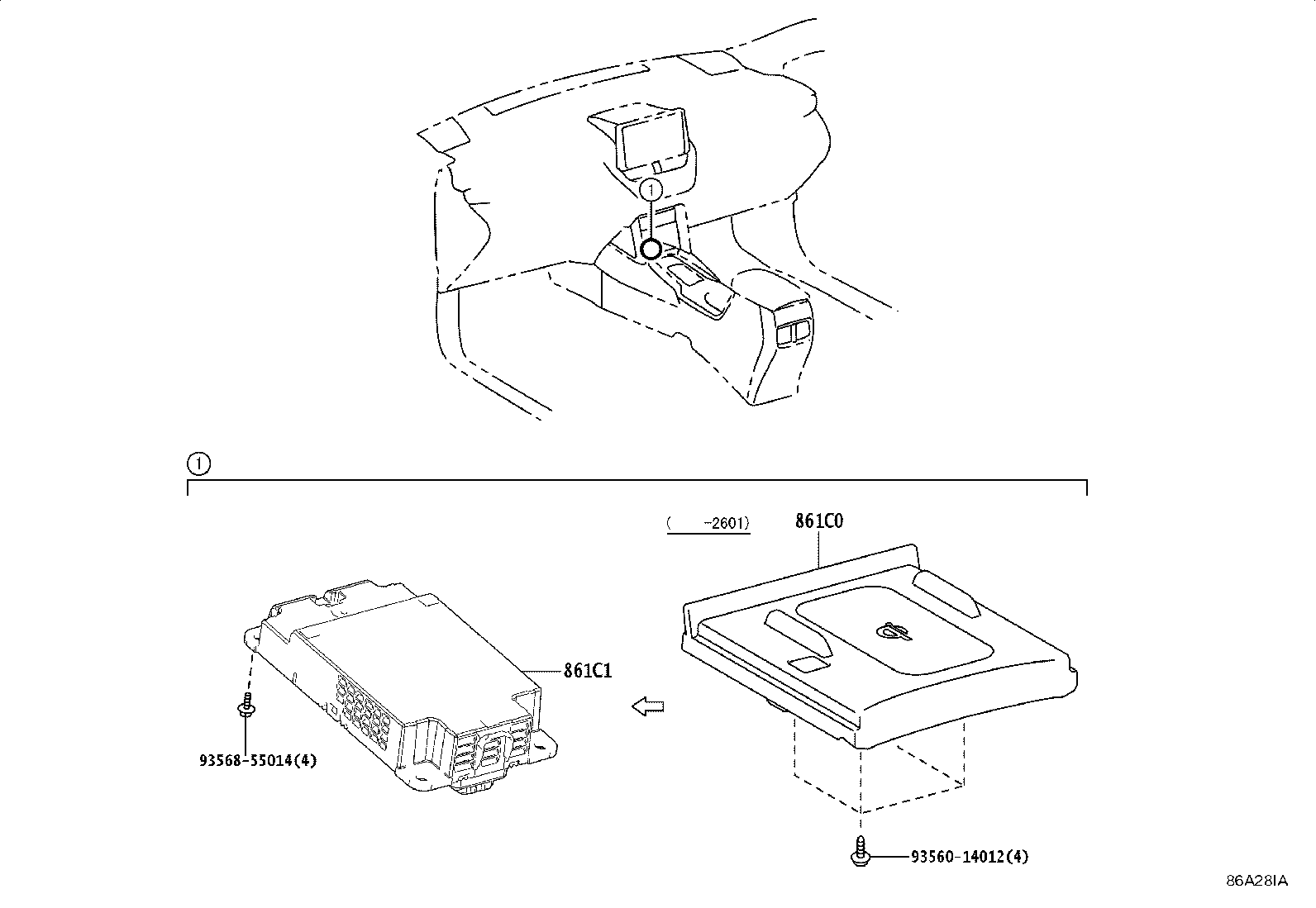 861C0-YY170 CRADLE ASSY, MOBILE WIRELESS CHARGER product image