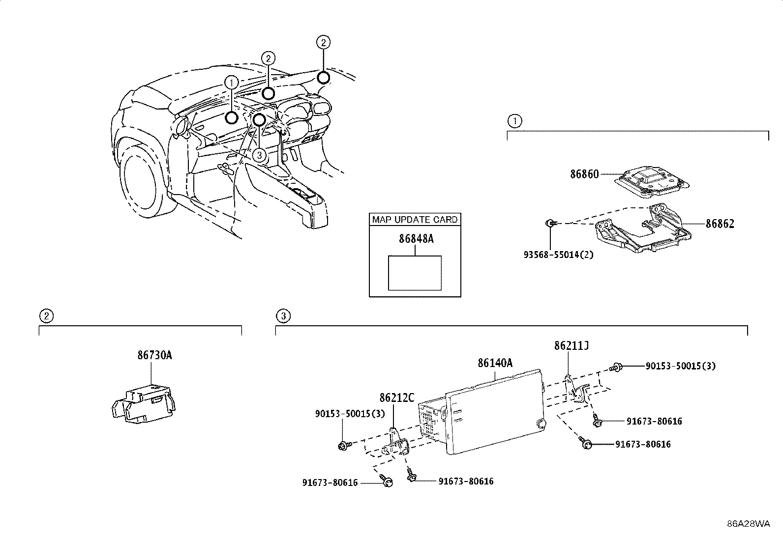 86140-52630 RECEIVER ASSY, RADIO & DISPLAY product image