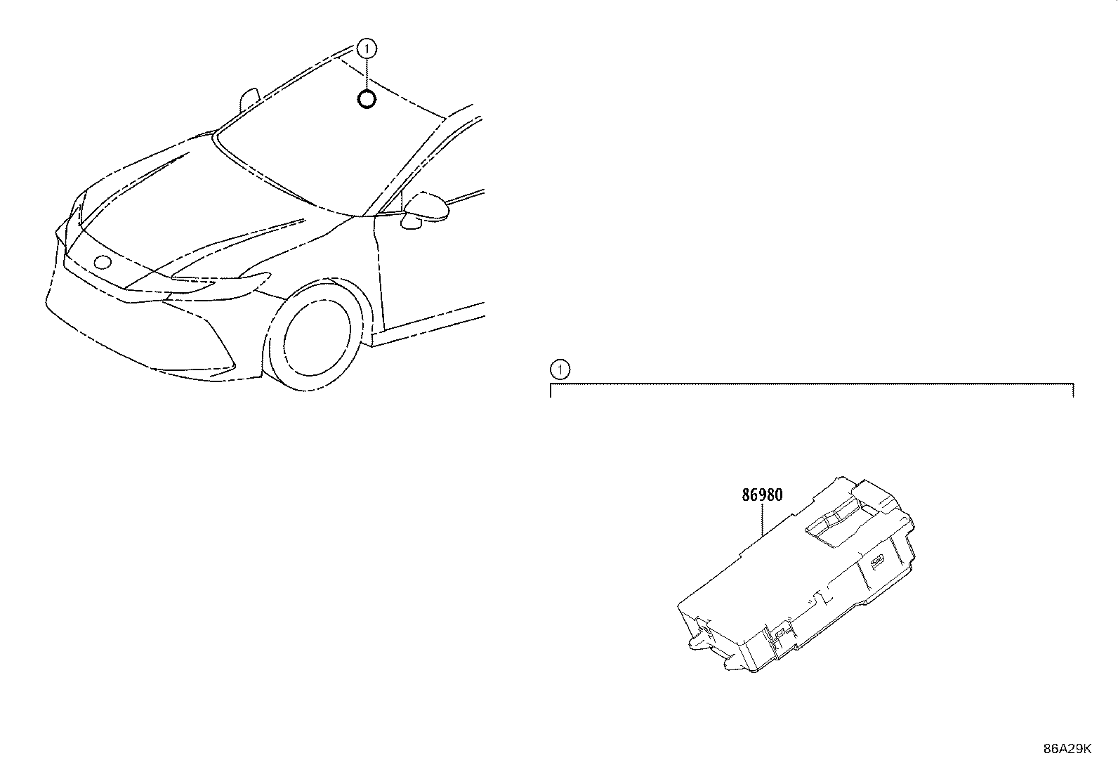 86980-06010 COMPUTER ASSY, TOLL COLLECTION product image