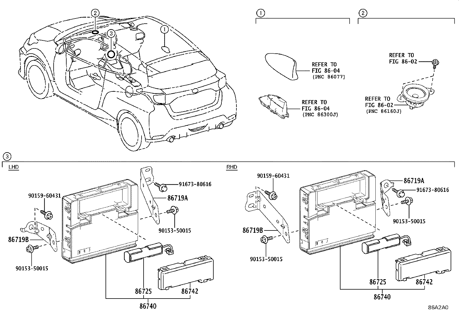 86740-63010 TRANSCEIVER ASSY, TELEPHONE product image