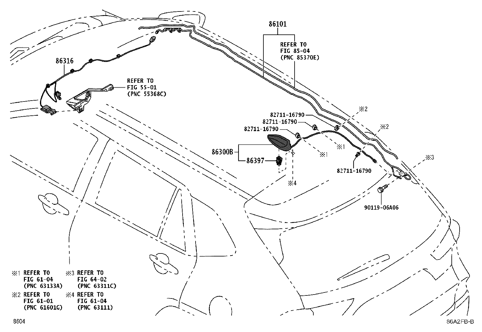 86316-BZE40 CABLE, ANTENNA product image