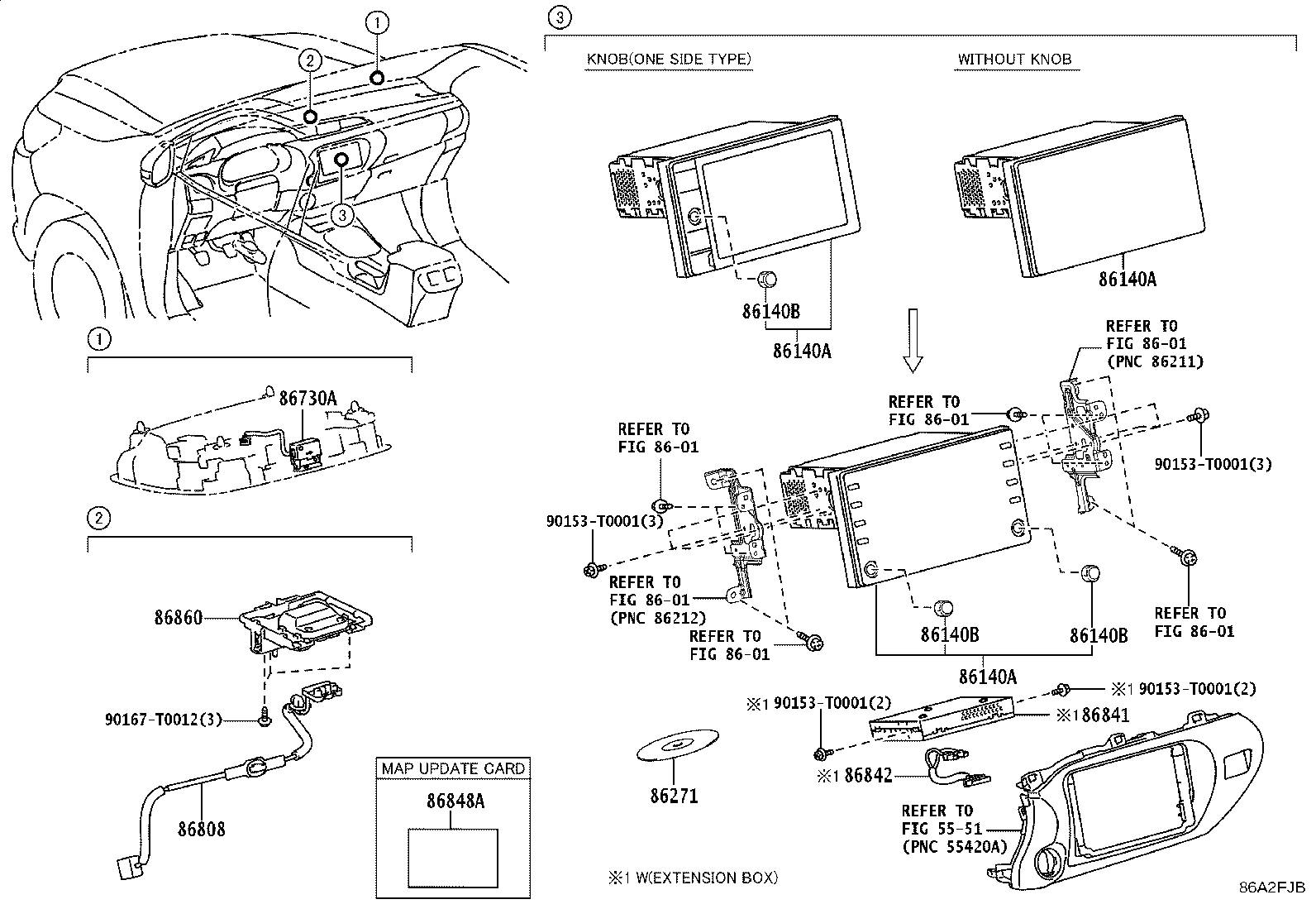 86140-0KN64 RECEIVER ASSY, RADIO & DISPLAY product image