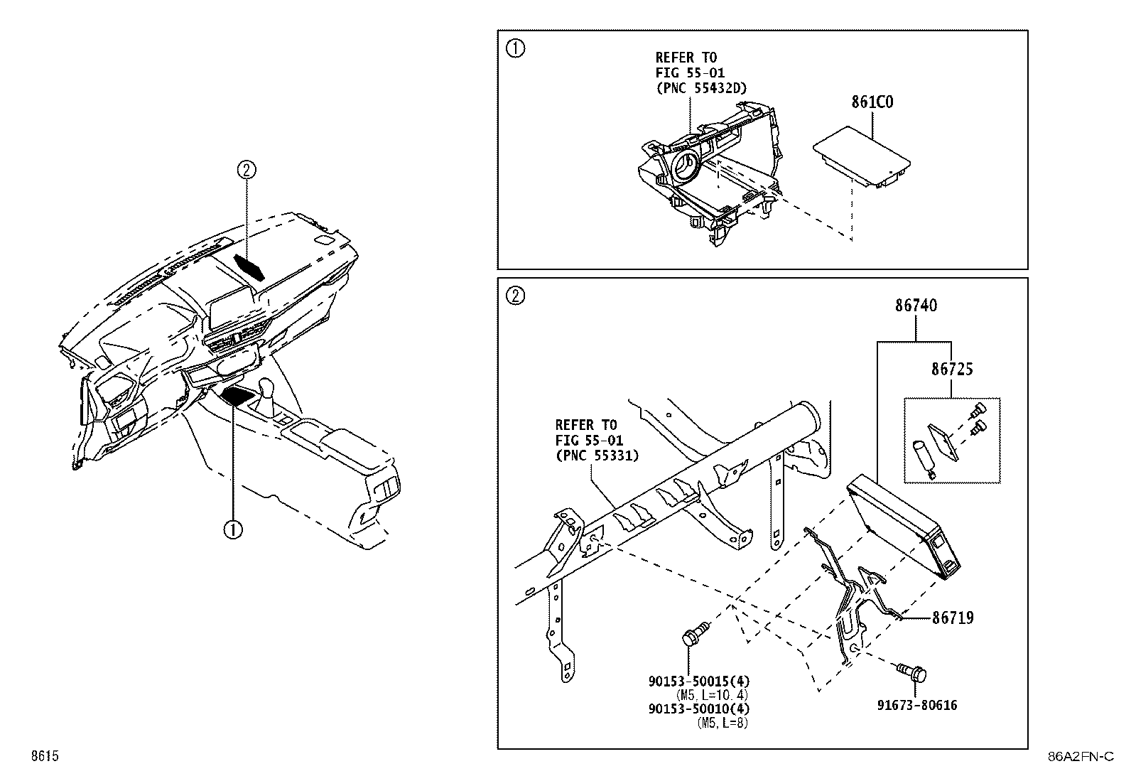 86719-BP030 BRACKET, TELEPHONE product image