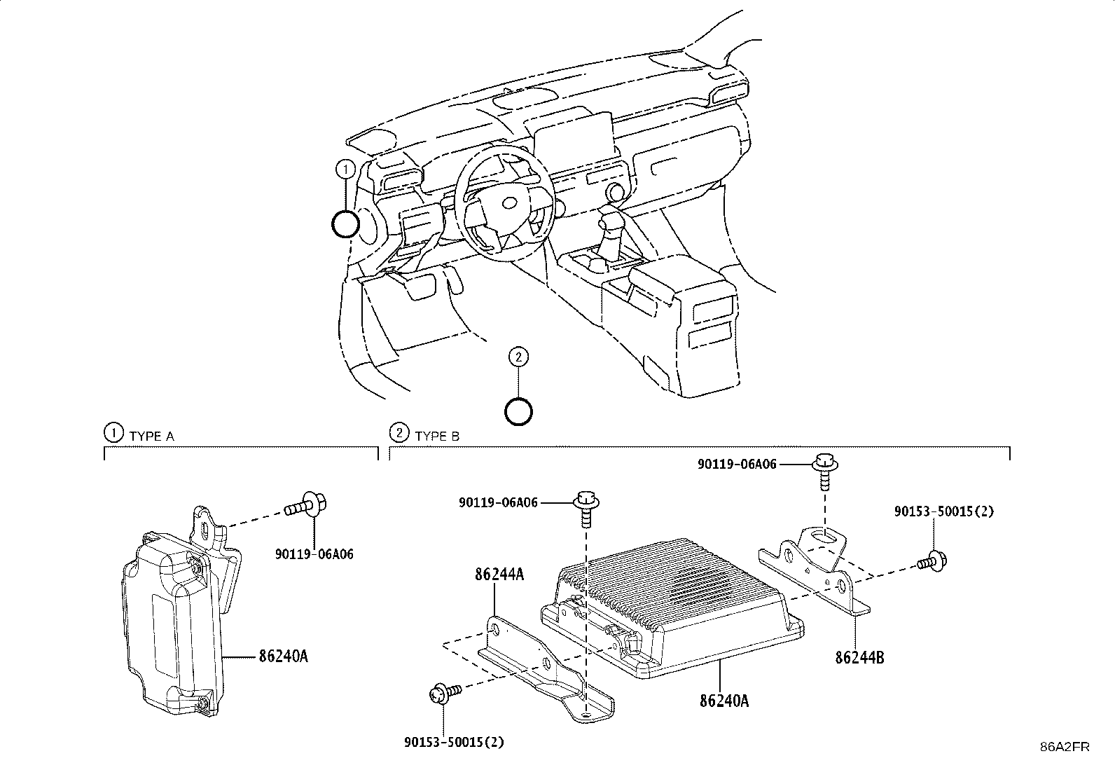 86150-35170 SPEAKER ASSY, REAR NO.2 product image