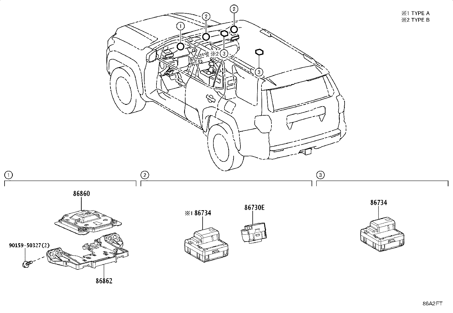 86211-35170 BRACKET, RADIO RECEIVER, NO.1 product image