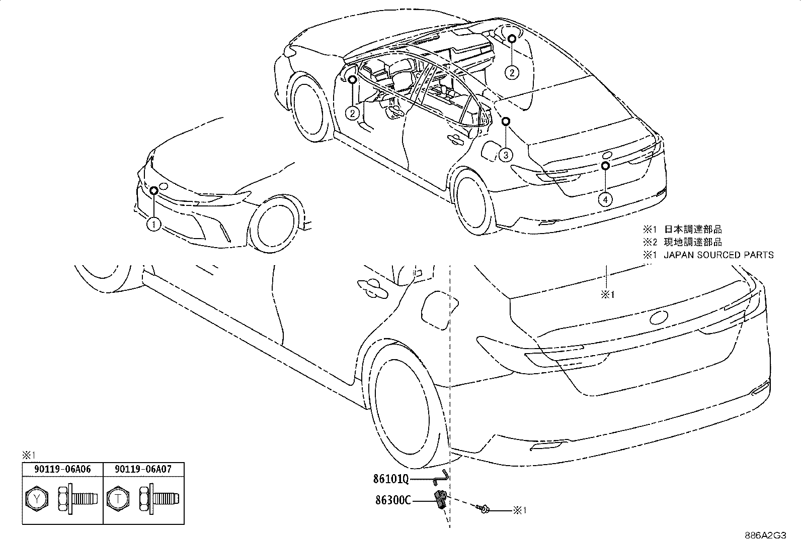 86792-33831 COMPUTER, PARKING ASSIST product image