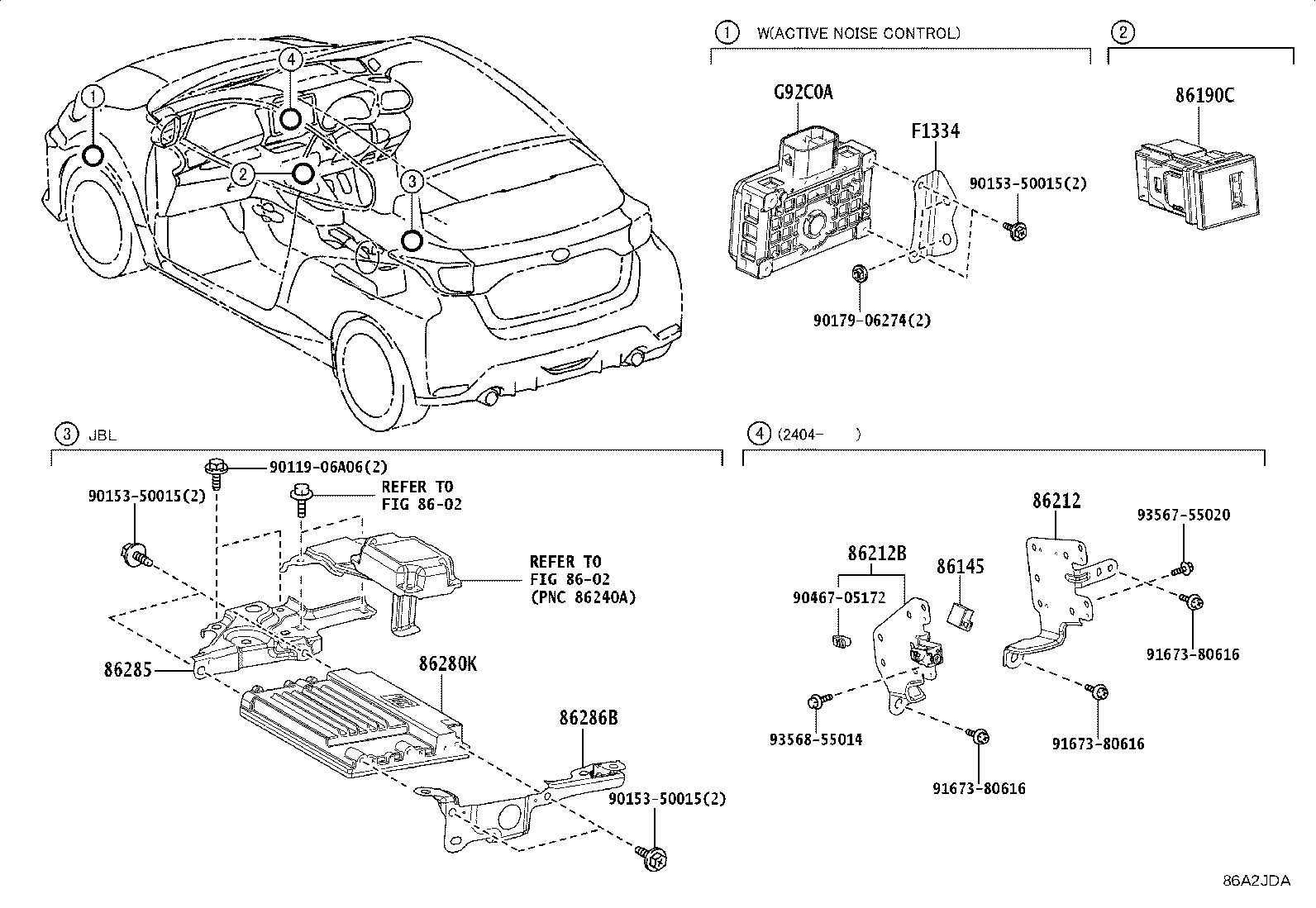 86213-52020 BRACKET, RADIO, NO.2 product image