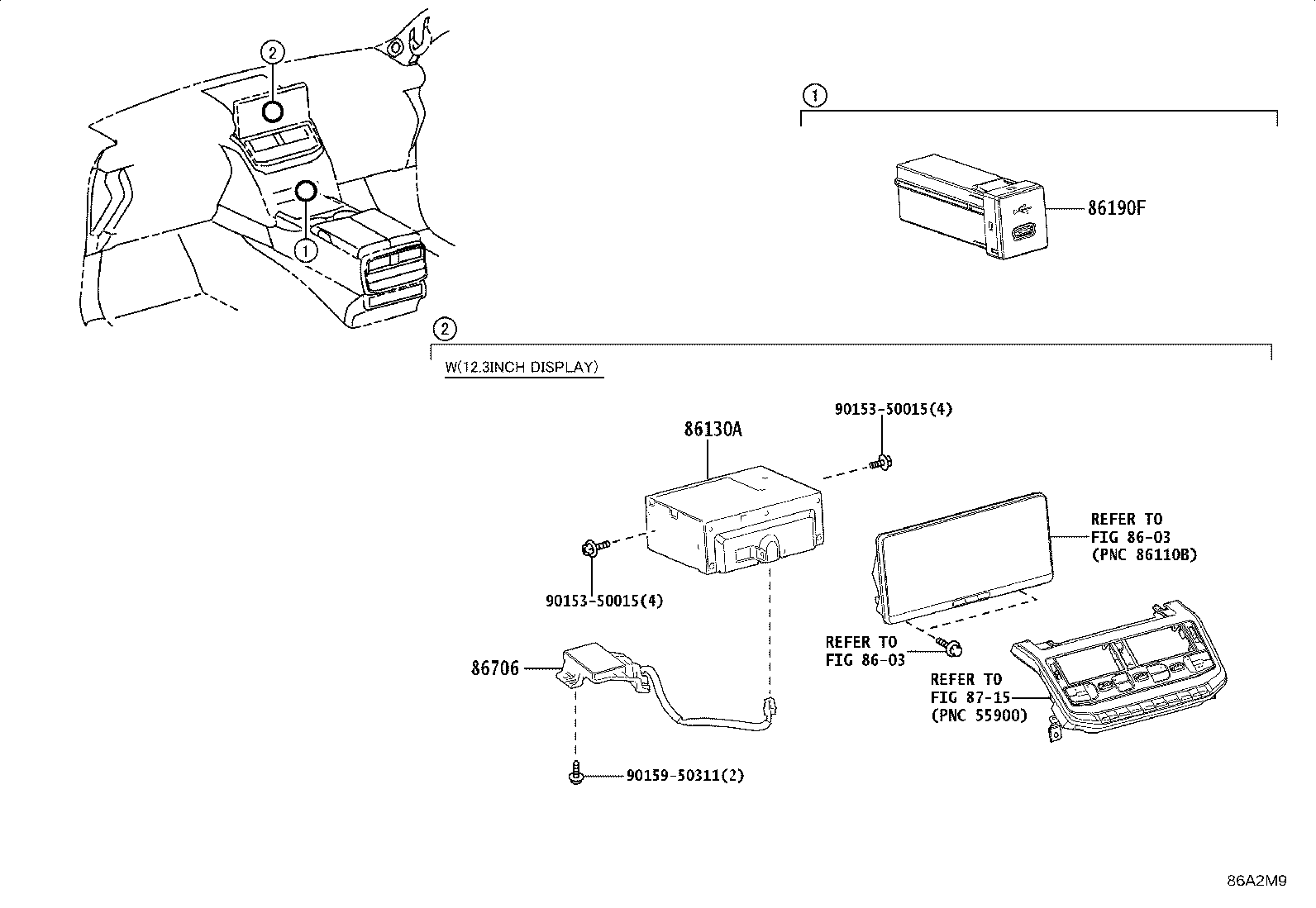 86285-60260 BRACKET, AMPLIFIER, NO.1 product image