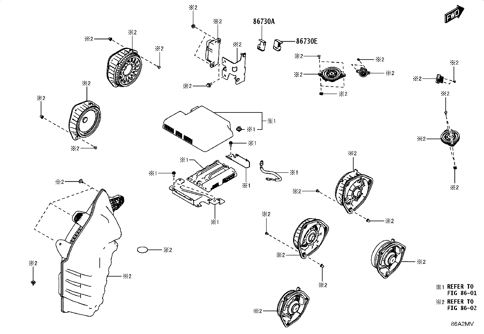 86140-WC156 RECEIVER ASSY, RADIO & DISPLAY product image