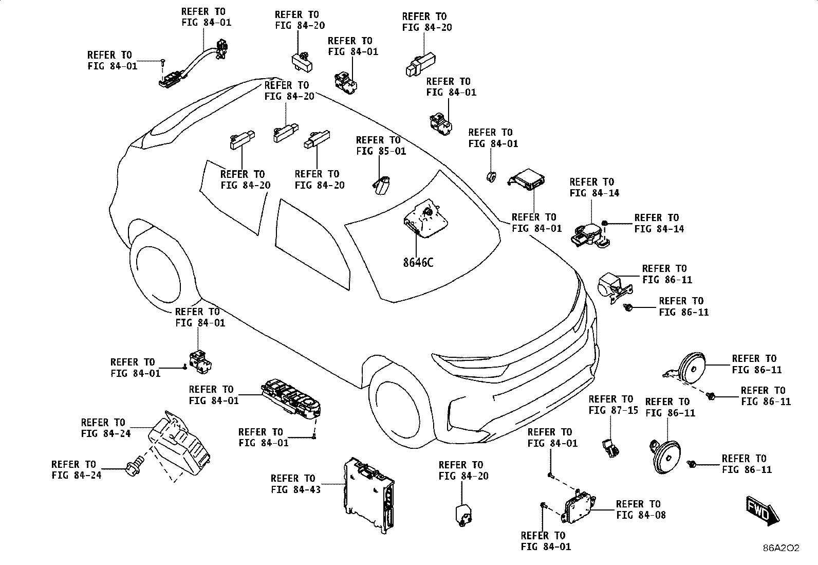 8646C-WC005 CAMERA, FORWARD RECOGNITION product image