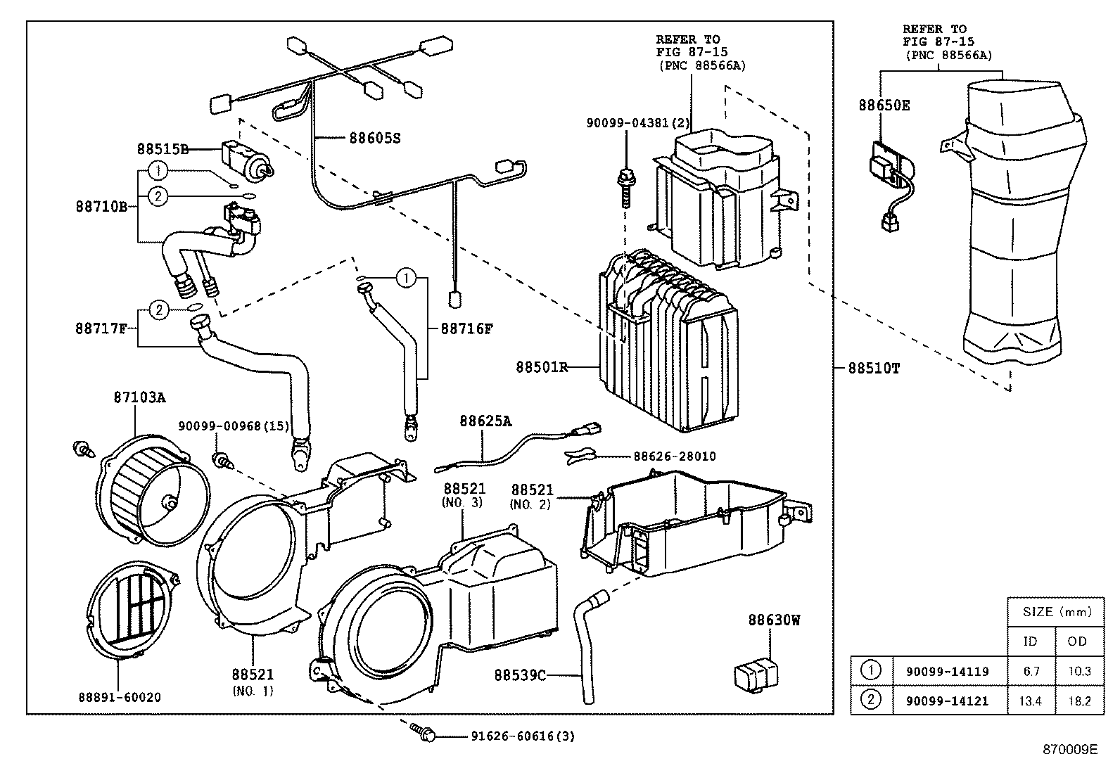 88521-60080 CASE SUB-ASSY, COOLING UNIT product image