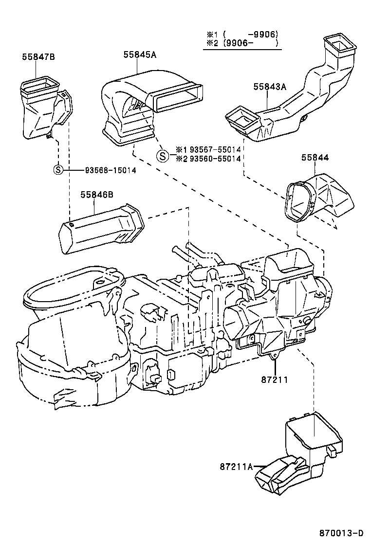 88650-60260 AMPLIFIER ASSY, AIRCONDITIONER product image