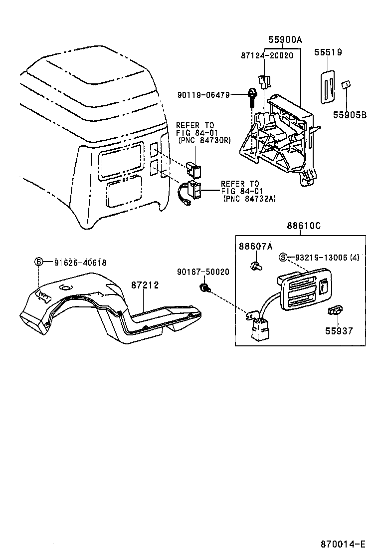 55844-60100 DUCT, HEATER TO REGISTER, NO.2 product image