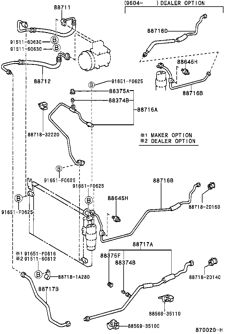 88453-60010 FAN, COOLING (FOR CONDENSER) product image