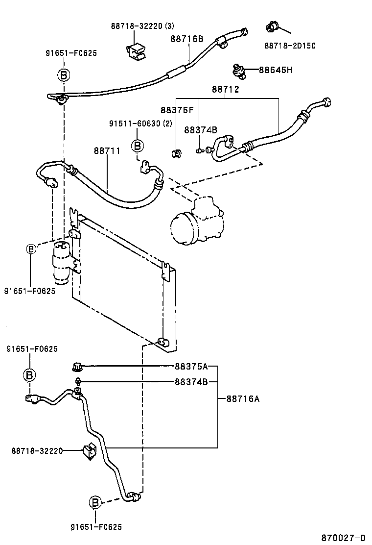 88453-60010 FAN, COOLING (FOR CONDENSER) product image