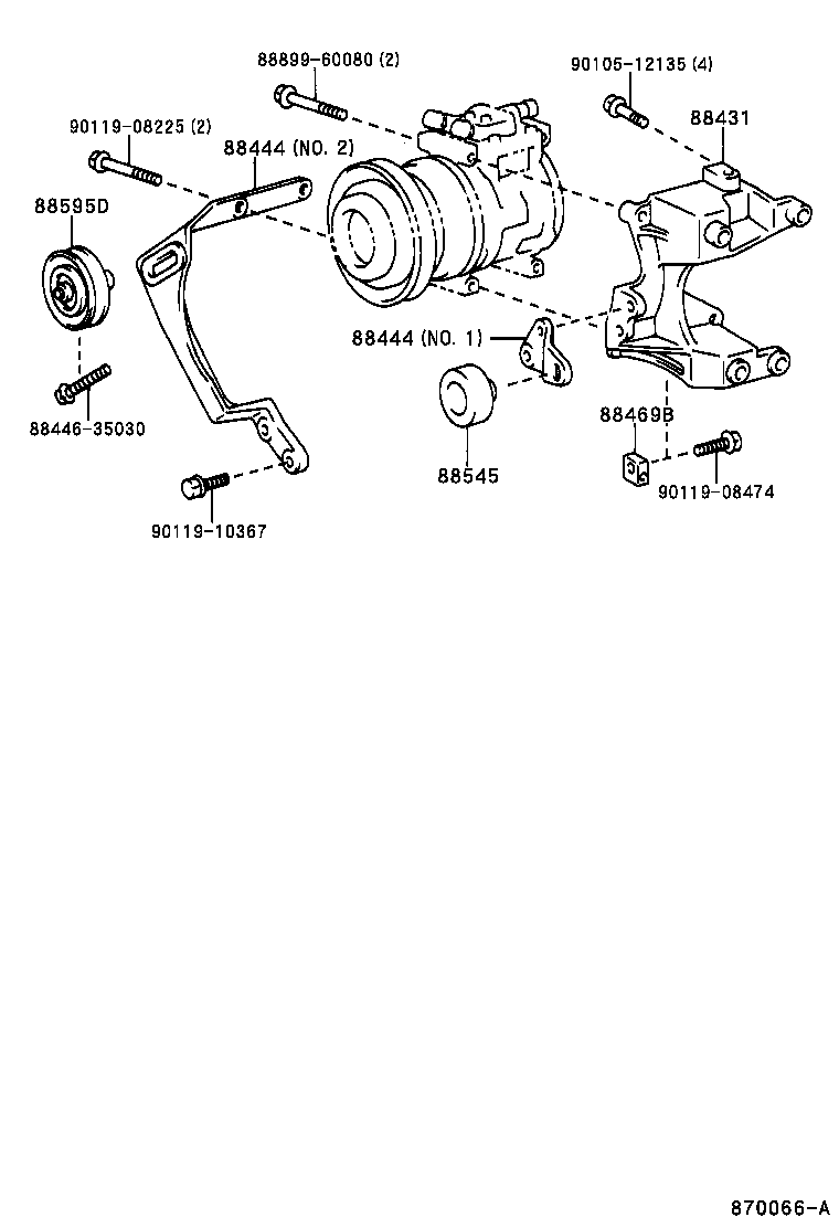 88320-60650 COMPRESSOR ASSY, COOLER product image