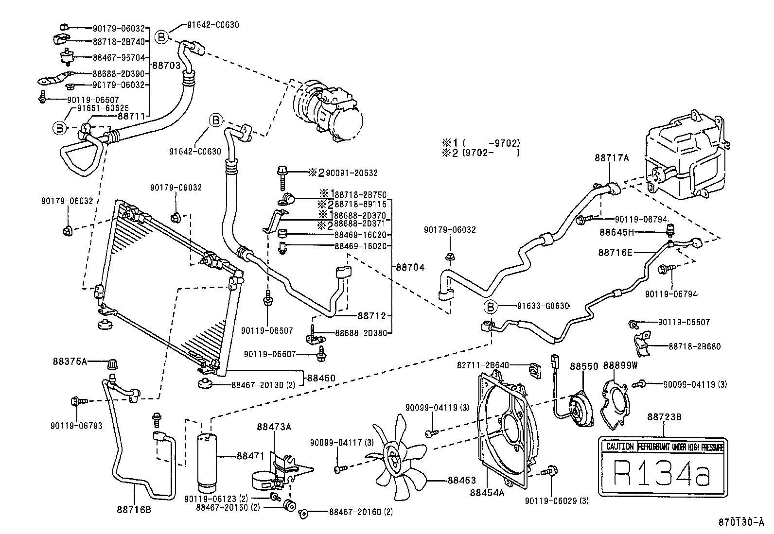 88704-20150 HOSE SUB-ASSY, SUCTION product image