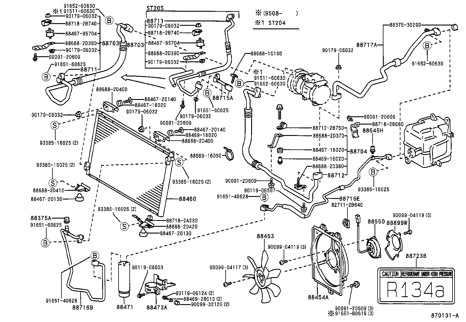 88704-20150 HOSE SUB-ASSY, SUCTION product image