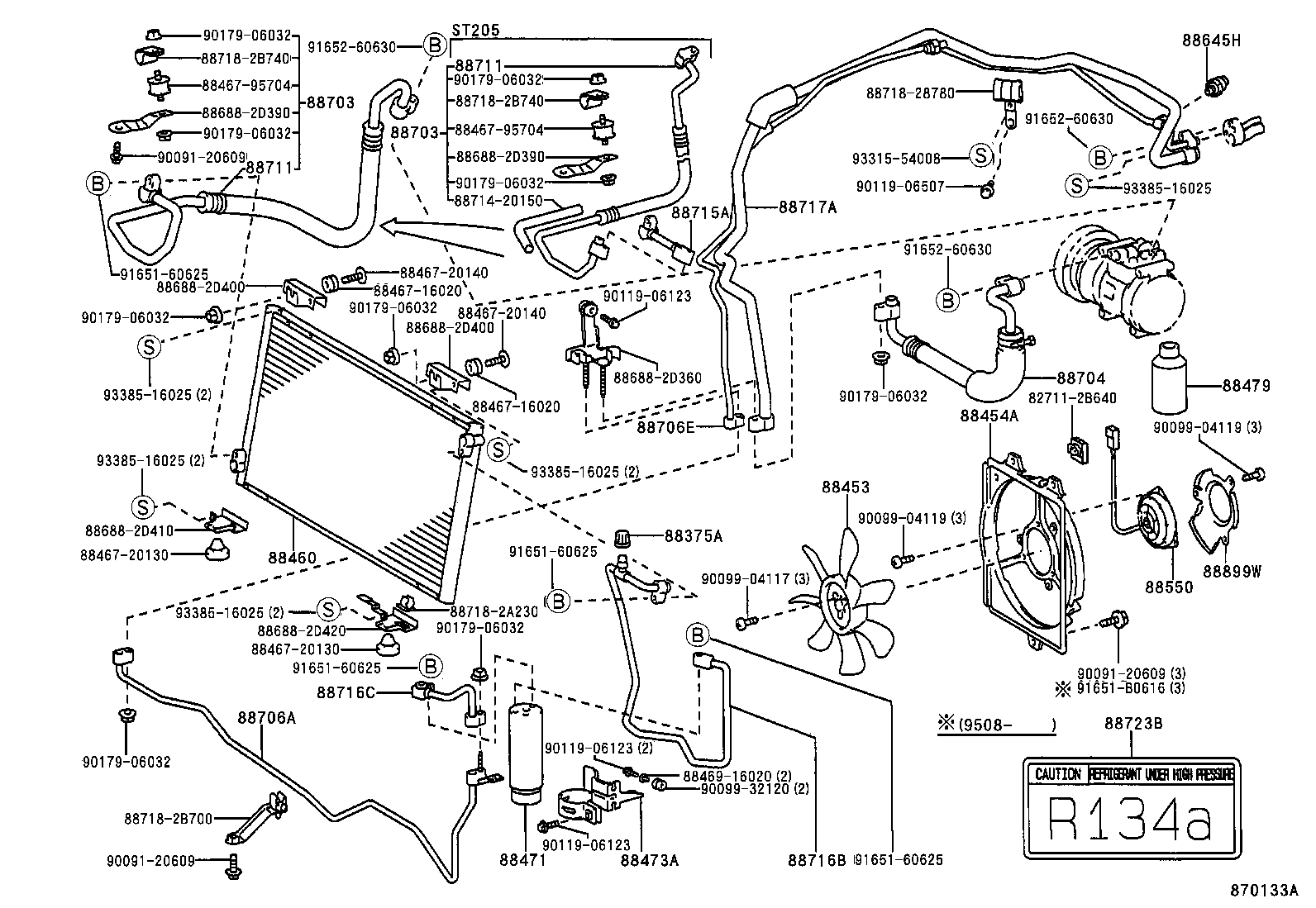 88899-20280 SUPPORT SUB-ASSY, B product image