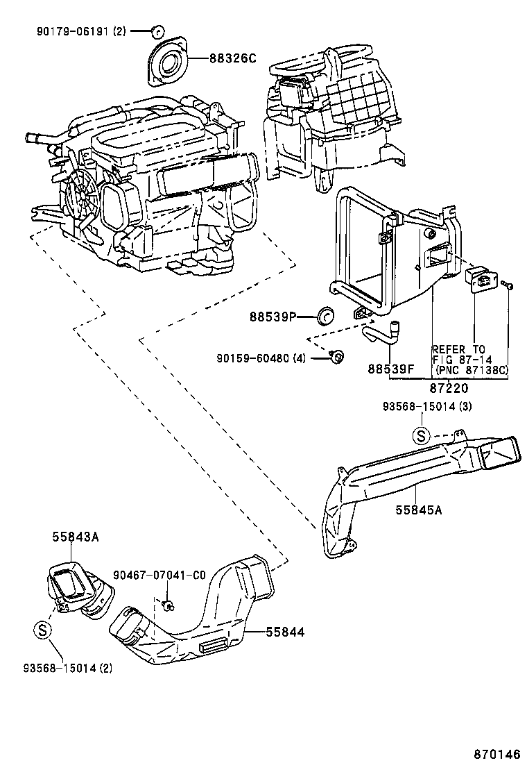 55902-20150 CONTROL SUB-ASSY, HEATER product image