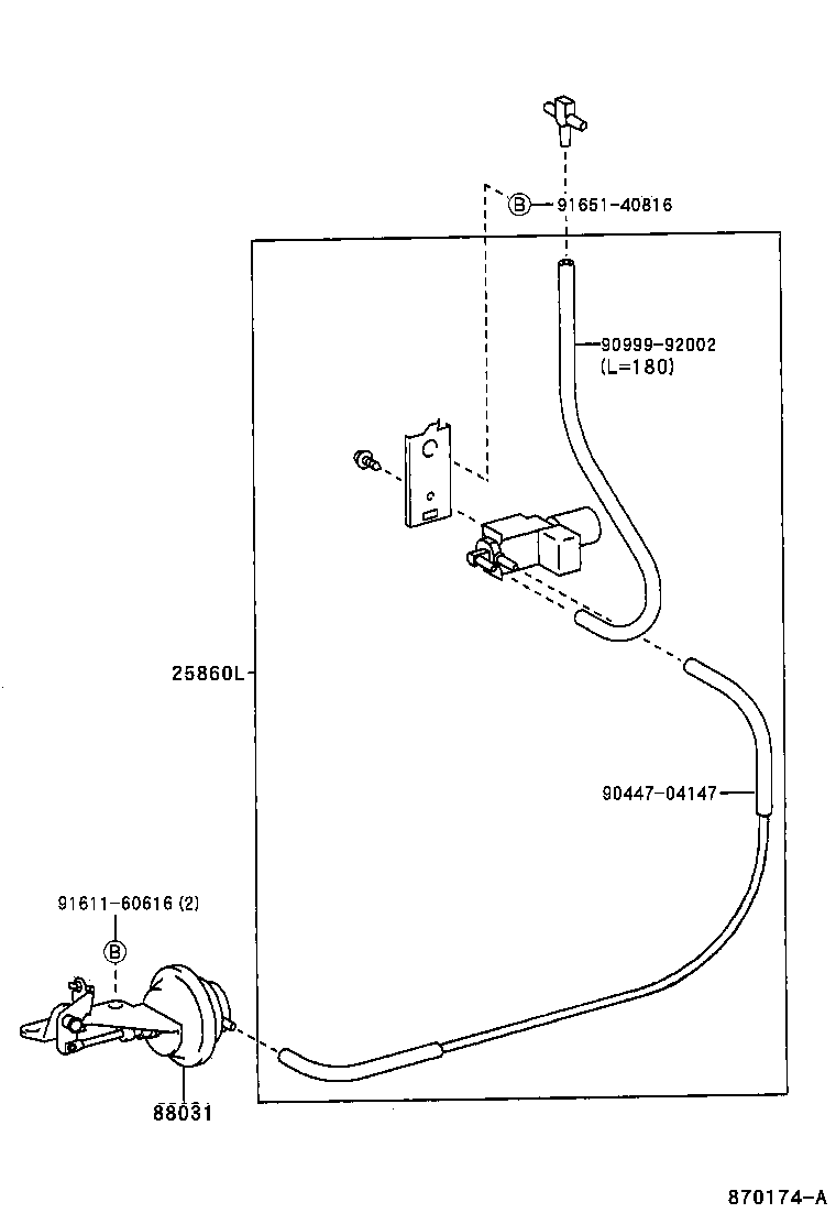 25860-54110 VALVE ASSY, VACUUM SWITCHING product image