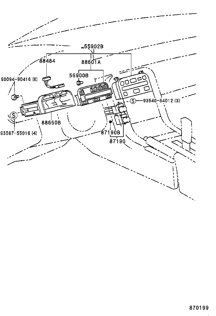 55844-24040 DUCT, HEATER TO REGISTER, NO.2 product image