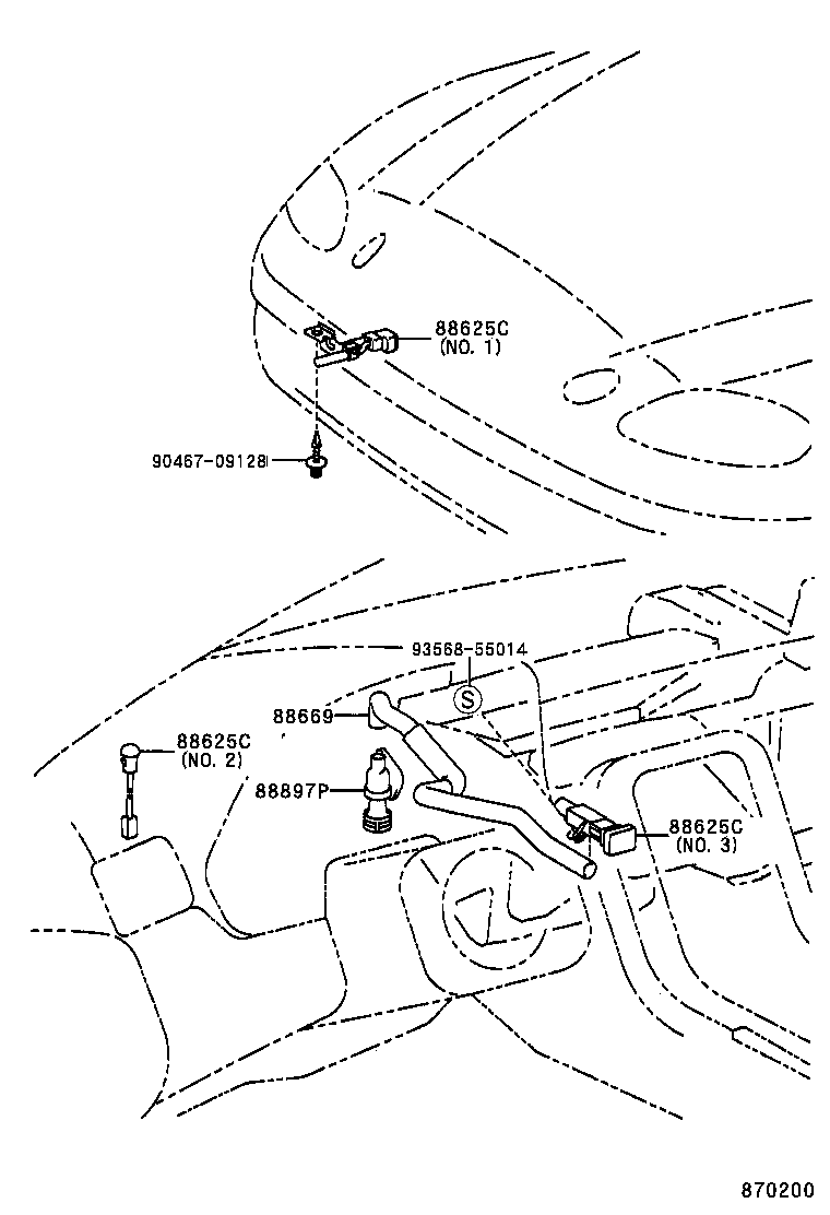 55844-24040 DUCT, HEATER TO REGISTER, NO.2 product image