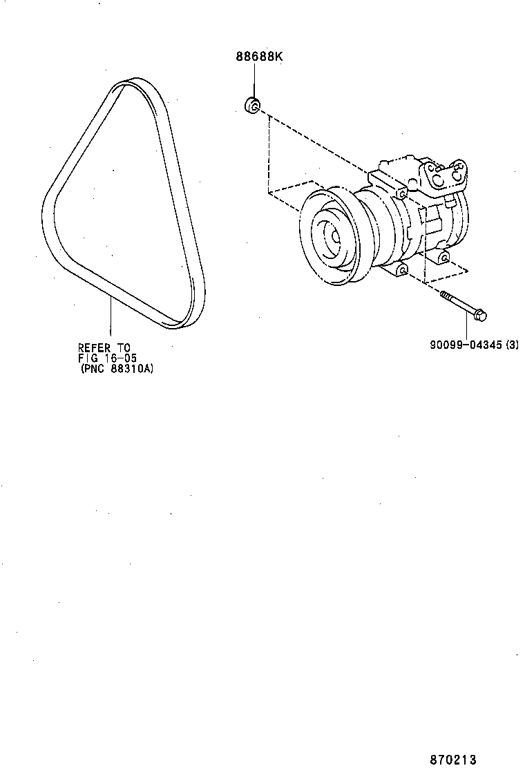 88412-2B080 ROTOR SUB-ASSY, MAGNET CLUTCH product image