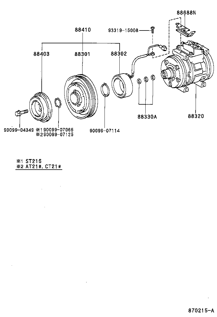 88412-2B080 ROTOR SUB-ASSY, MAGNET CLUTCH product image