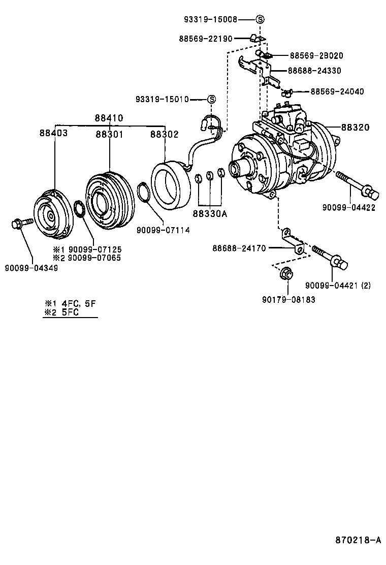 Toyota 88341-30040 PLATE SUB-ASSY, VALVE