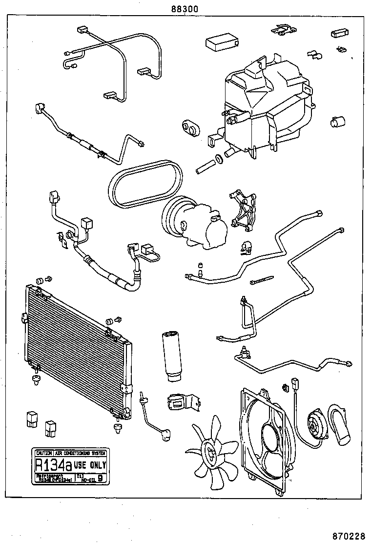 80830-16450 COOLER & ACCESSORY ASSY product image