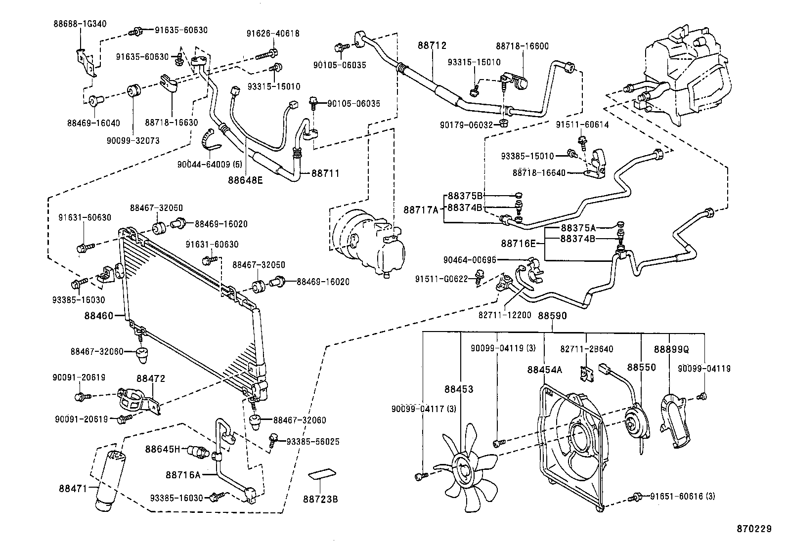 88648-16320 WIRING, COOLER product image