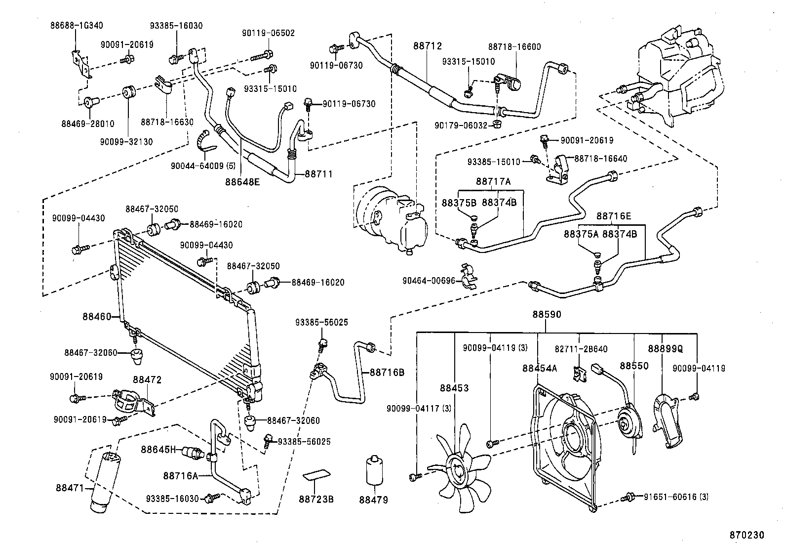 88648-16320 WIRING, COOLER product image