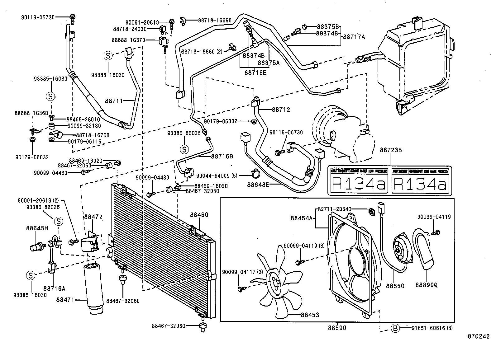16363-74180 MOTOR ASSY, BLOWER (FOR CONDENSER) product image