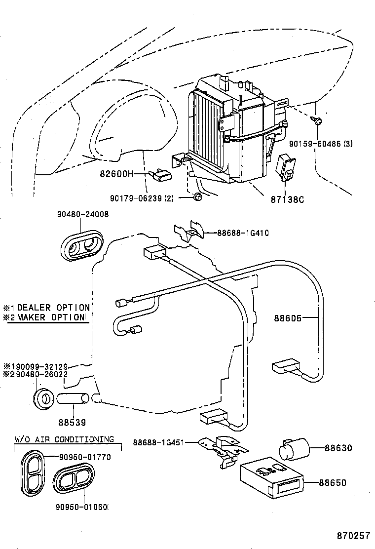 88510-16640 UNIT ASSY, COOLER product image