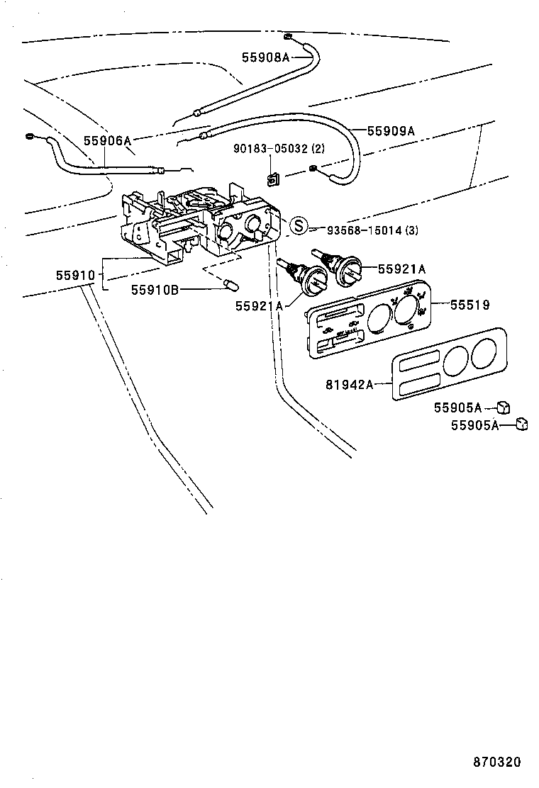 87201-16170 DUCT SUB-ASSY, AIR, NO.1 product image