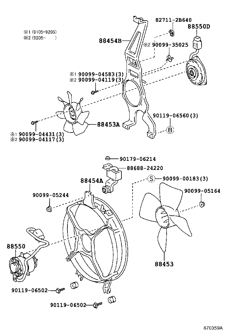 88454-24060 SHROUD, FAN product image