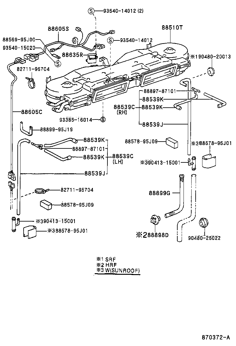 88501-26041 EVAPORATOR SUB-ASSY, COOLER, NO.1 product image